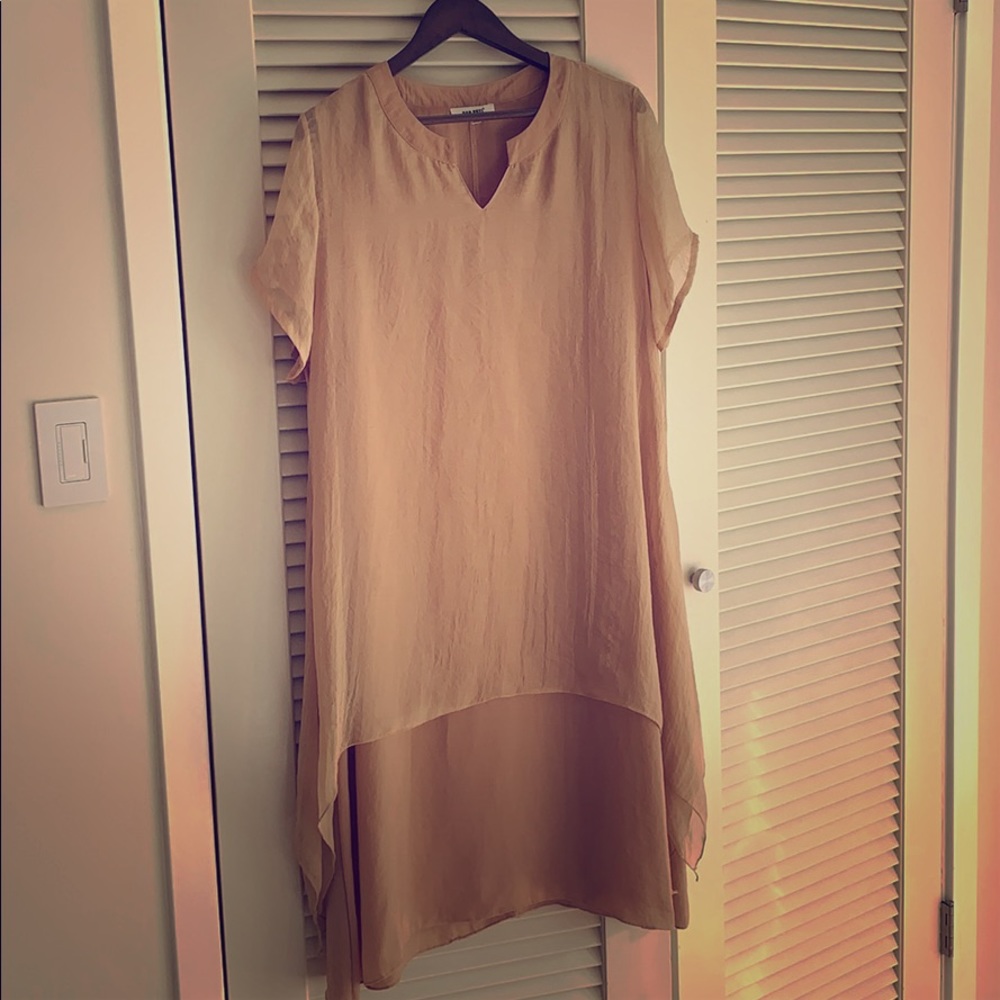 Light gold dress